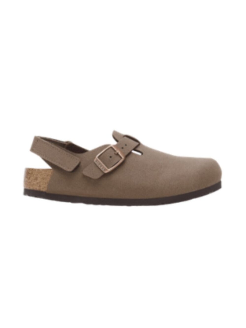 Birkenstock Kids' Tokio Unisex Birkibuc Clog with Backstrap - Mocha